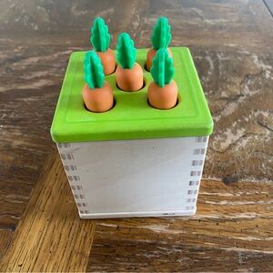 Lovevery Carrot Lid & Carrots with Wooden Box | Montessori Toddler Toy